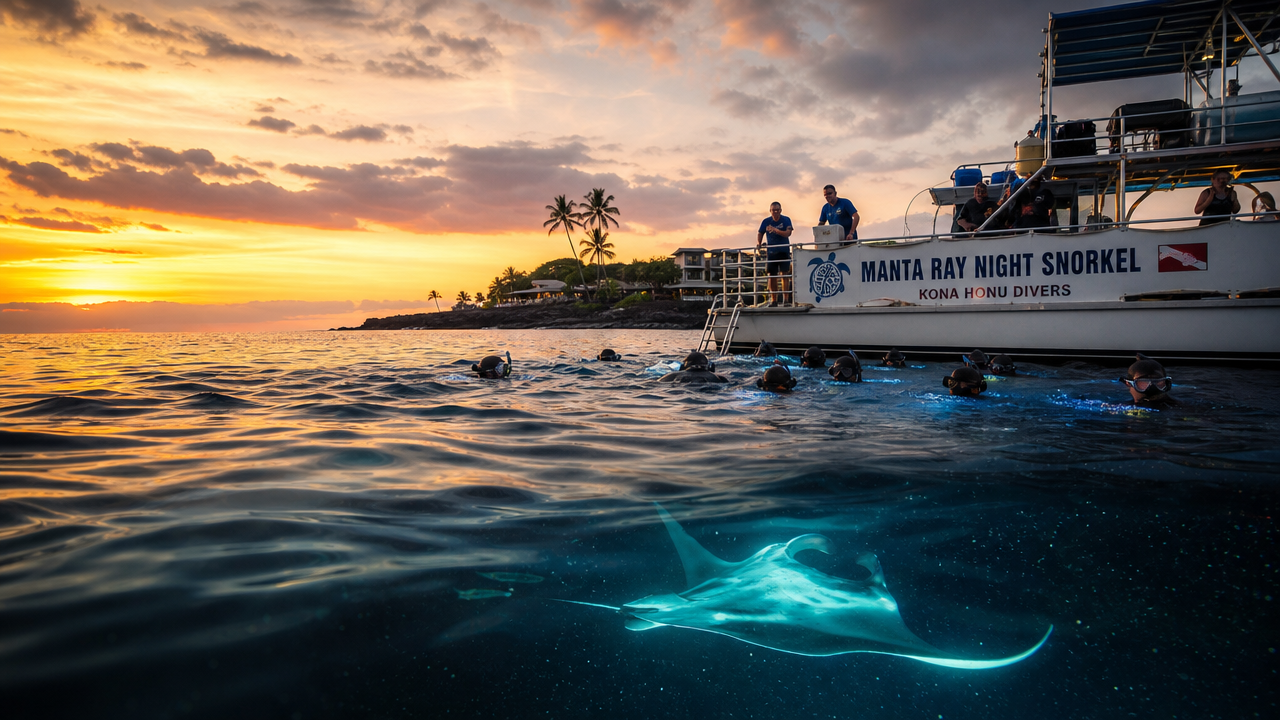 Manta Ray Night Snorkel Kona Price