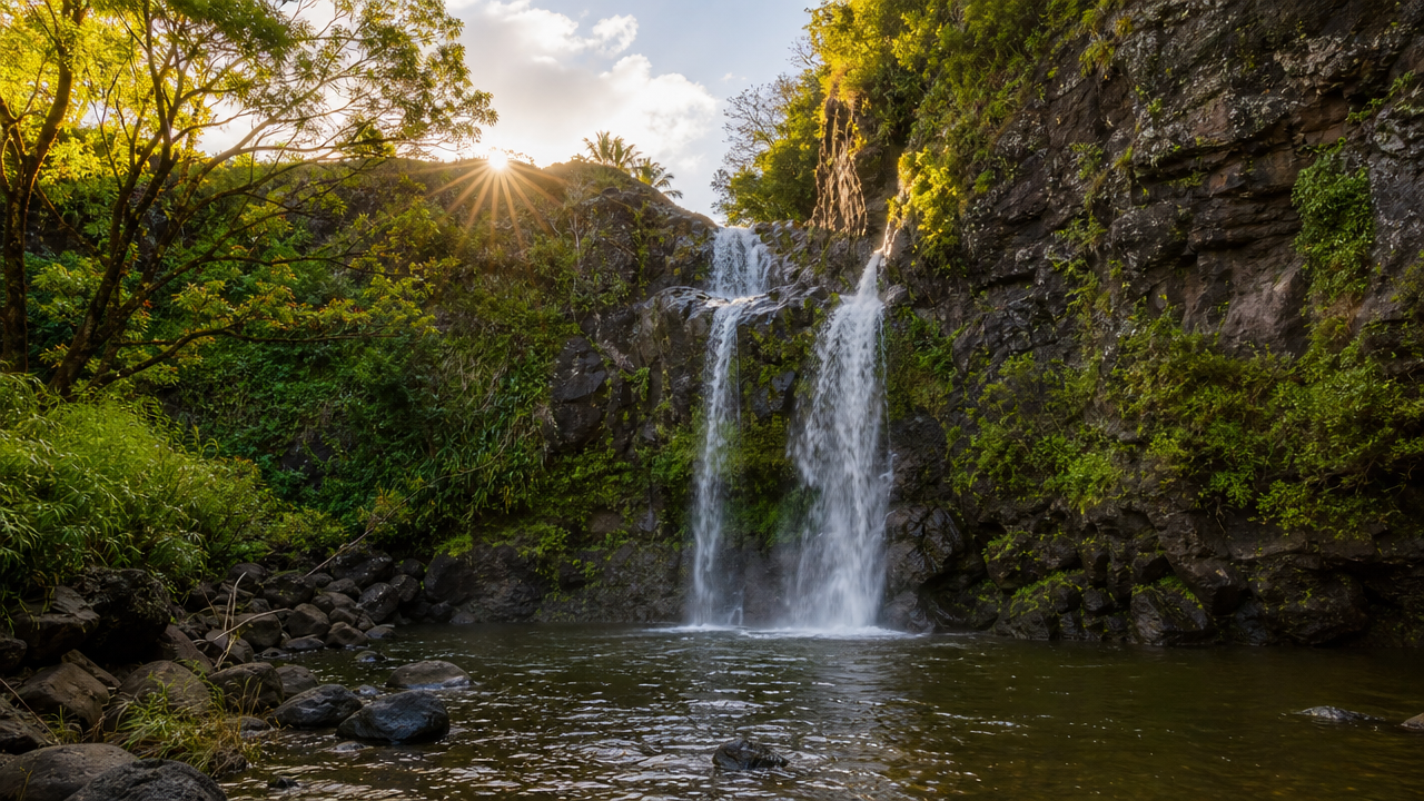 Maui Waterfall Hikes Map
