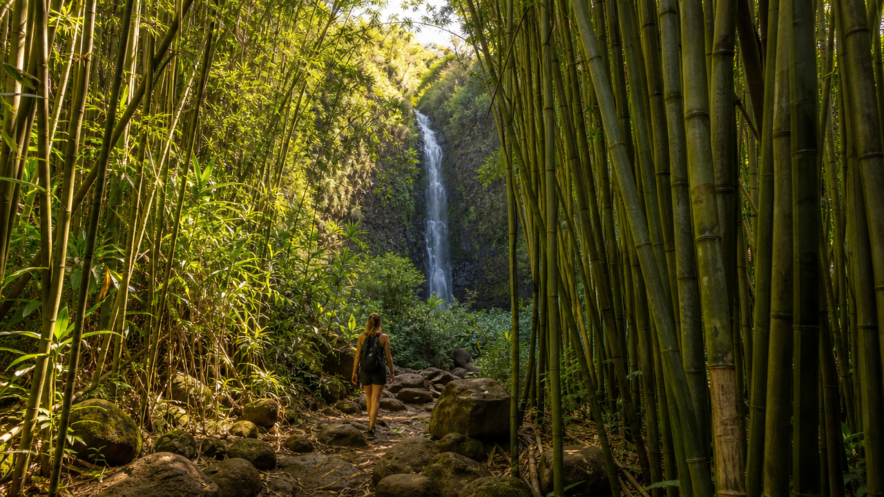 Maui Bamboo Forest Waterfall Hike