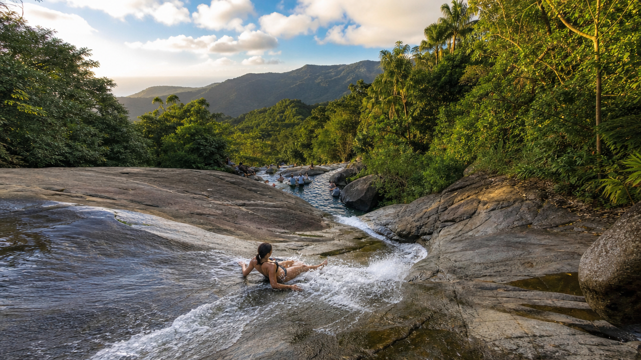 El Yunque Water Slide Hike