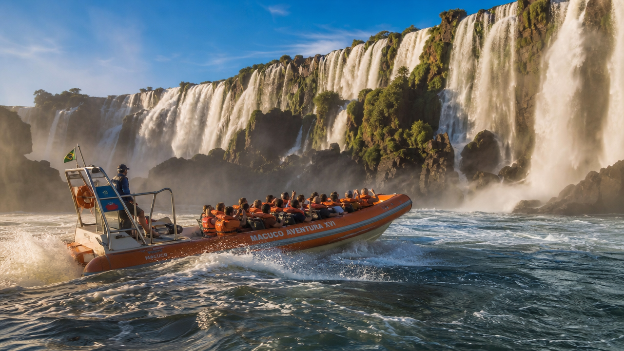 Iguazu Falls Boat Ride Argentina vs Brazil