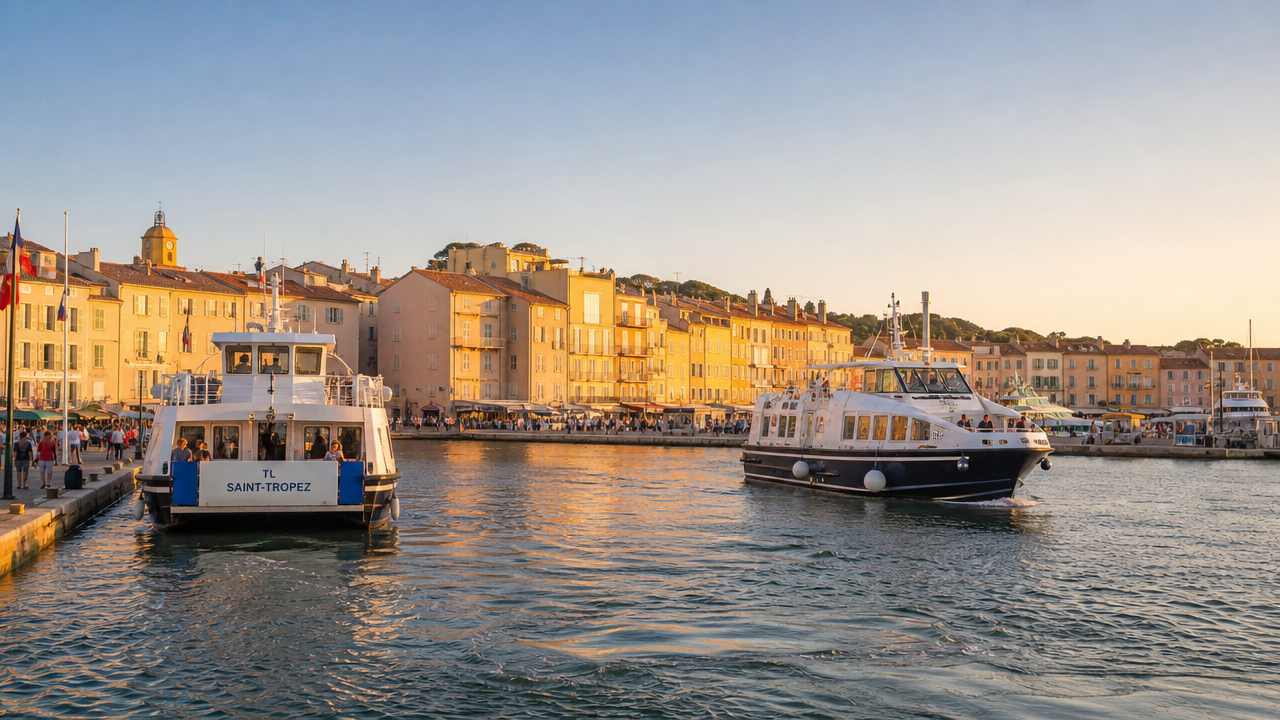 Cannes to Saint Tropez Ferry Timetable