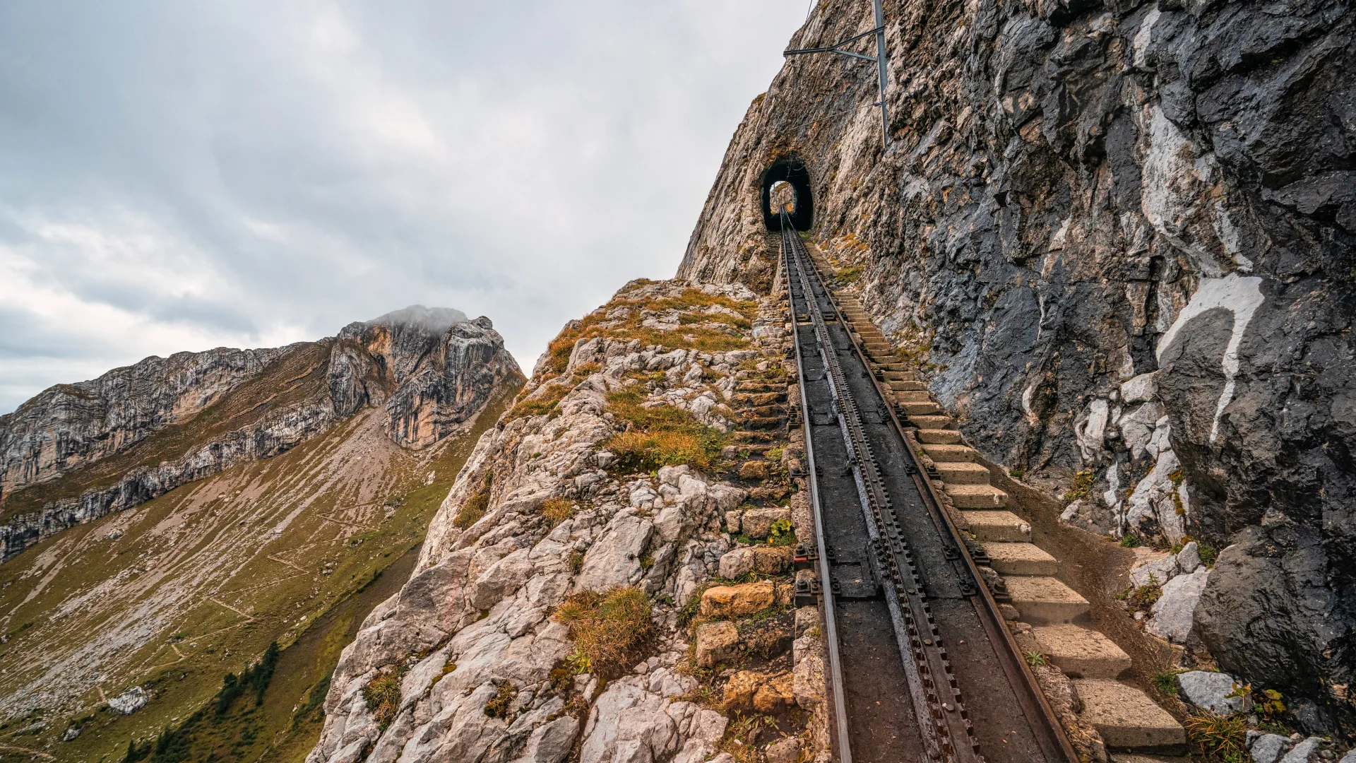Mount Pilatus From Zurich Train