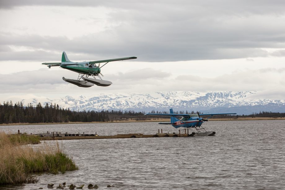 Homer Spit Float Plane Dock