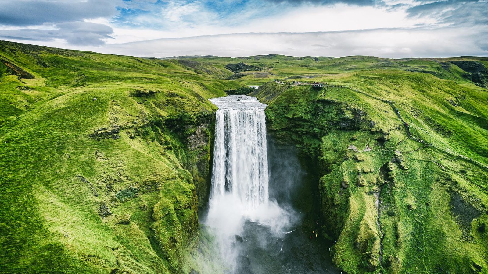 Skógafoss Upper Observation Deck