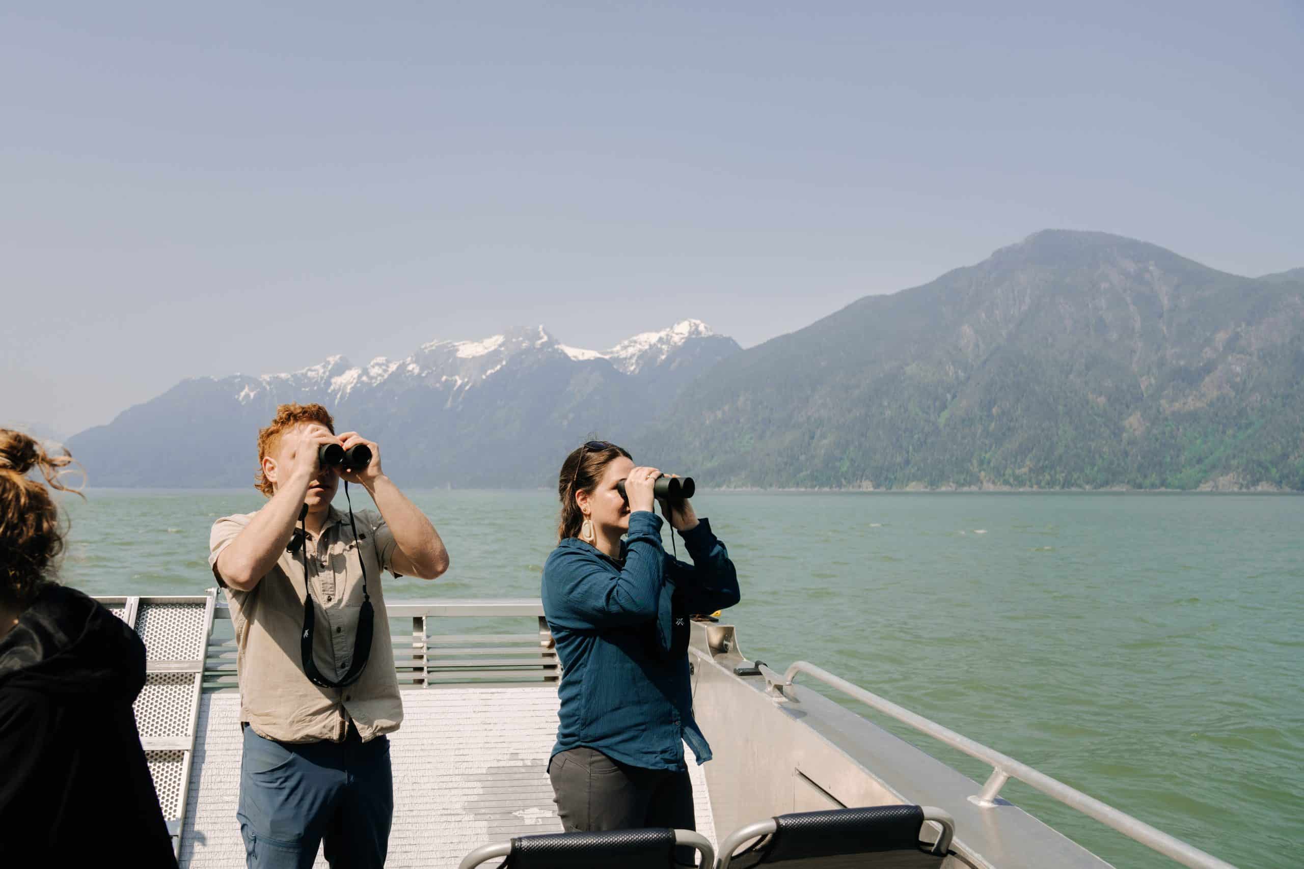 Bear Viewing Vessel Deck
