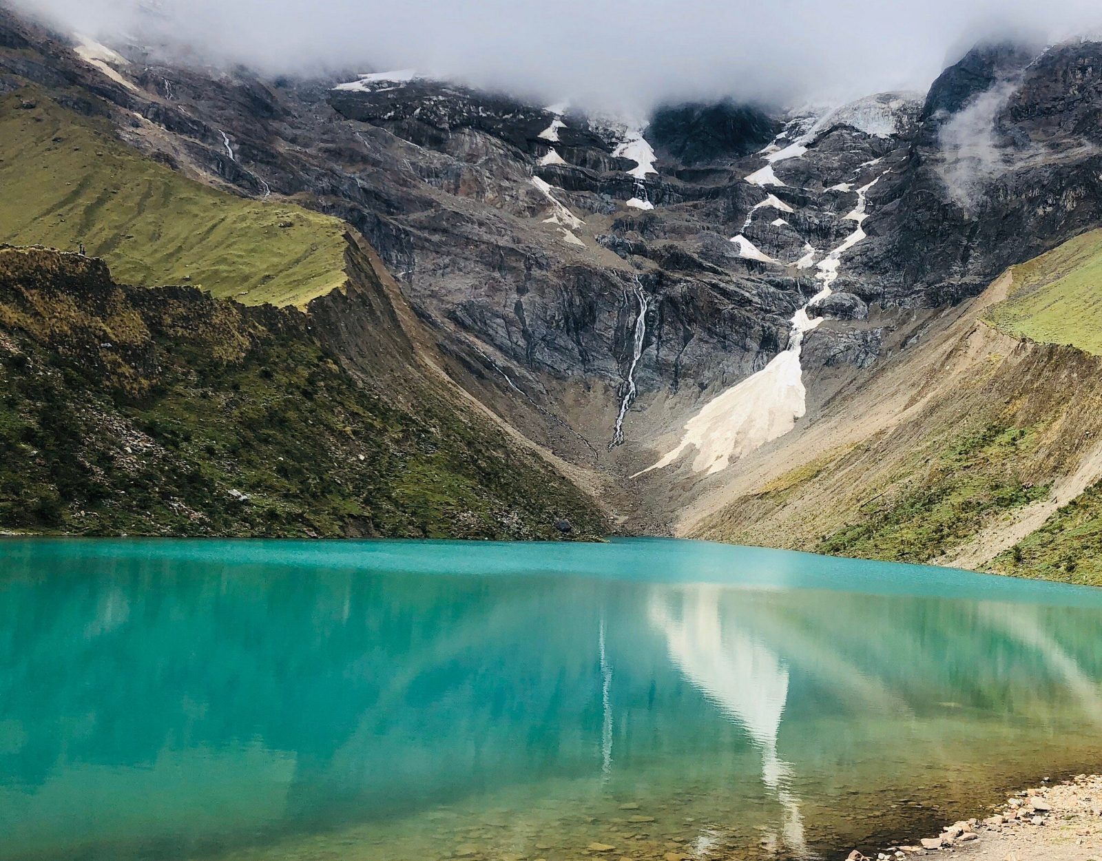 Humantay Lake Shoreline
