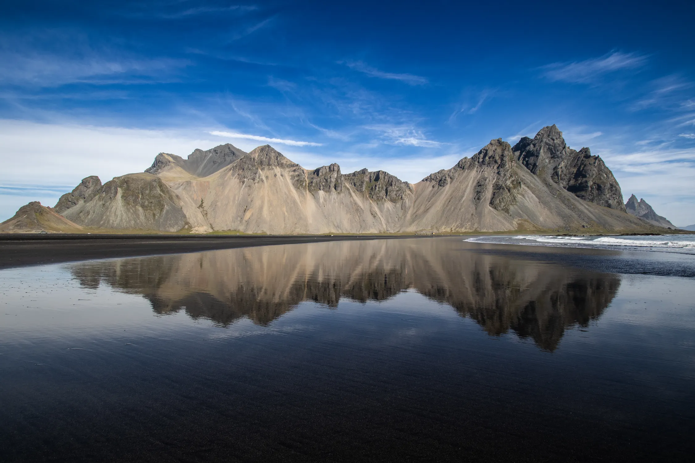 Vestrahorn Mountain Reflection