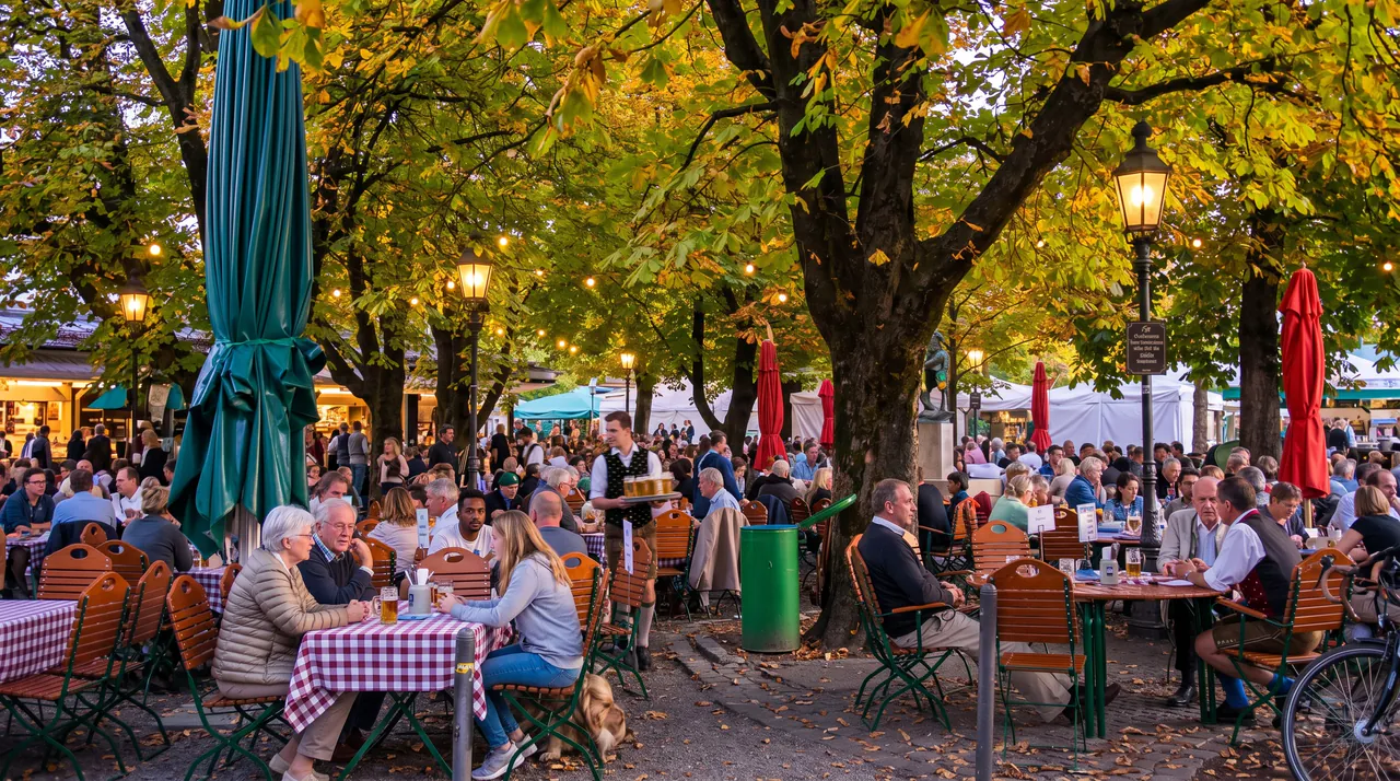 Biergarten Perspective