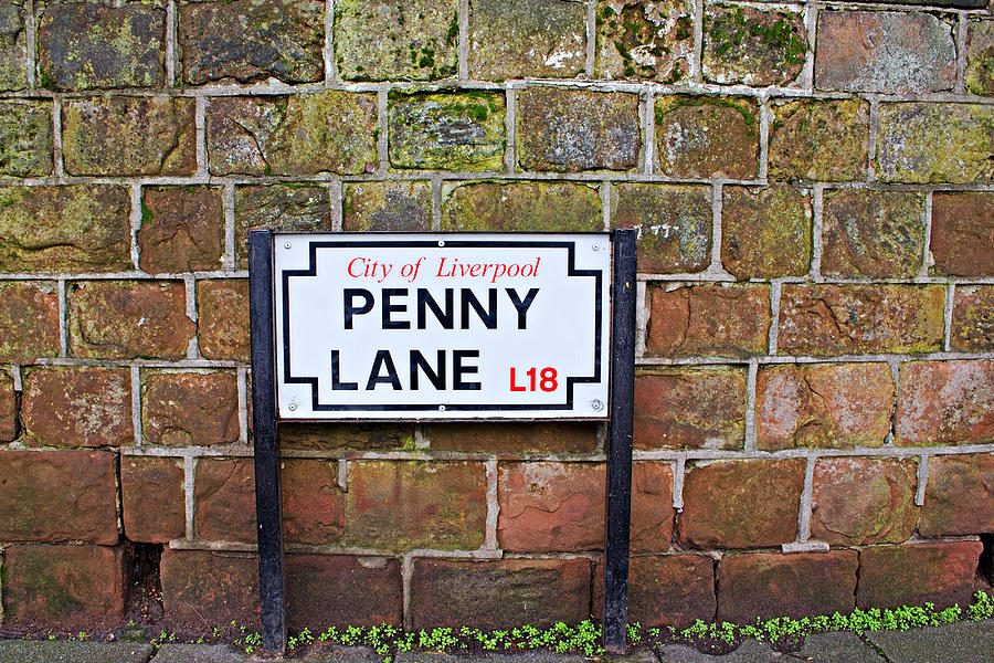 Penny Lane Street Sign