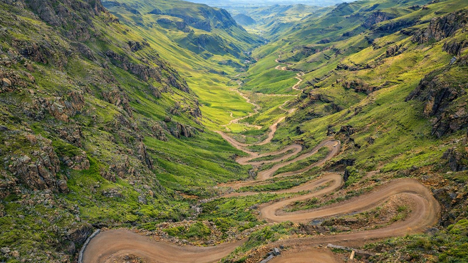 Sani Pass Hairpin Bends