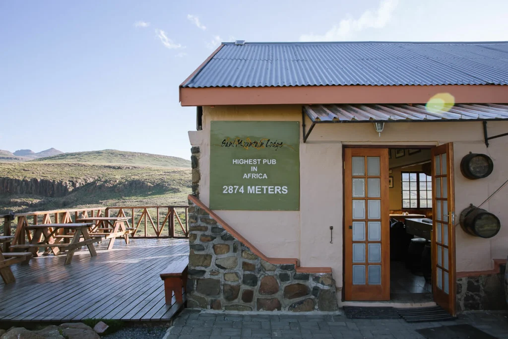 Highest Pub in Africa Terrace