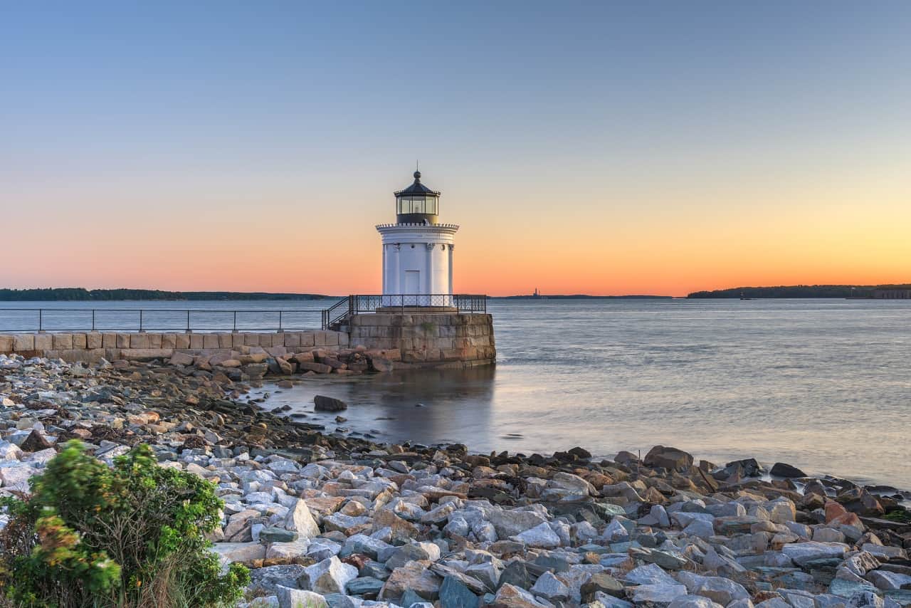 Portland Harbor Breakwater Light