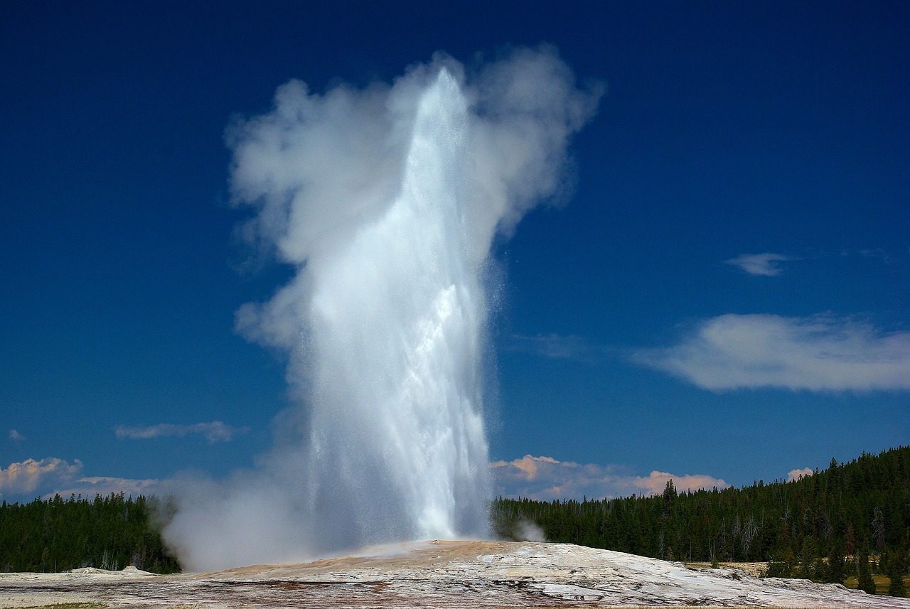 Old Faithful Geyser Observation Point