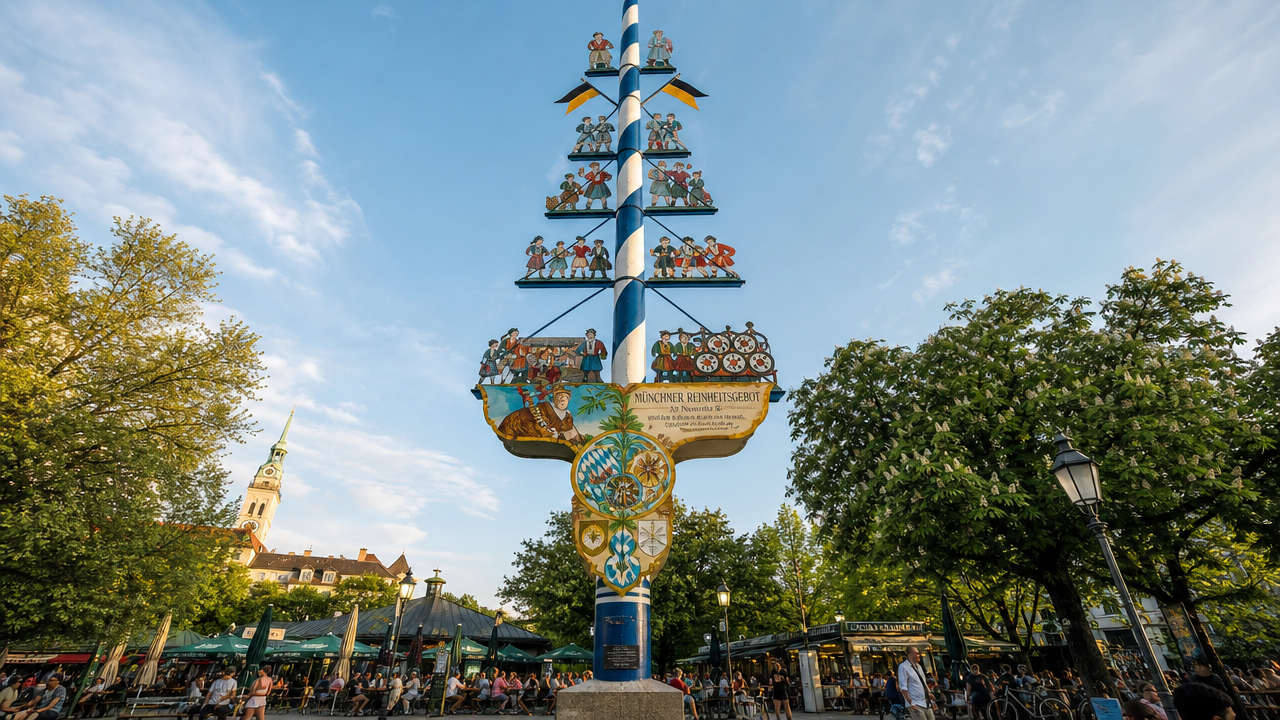 Viktualienmarkt Maypole