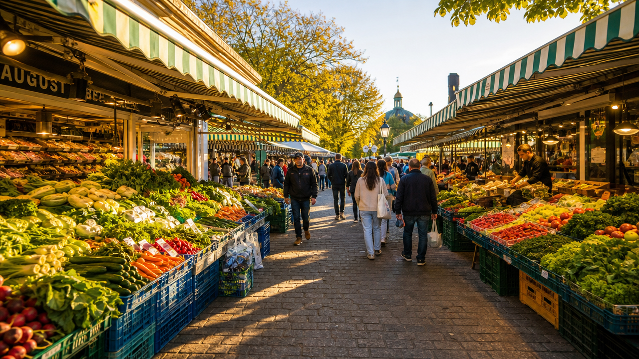 Produce Stall Rows