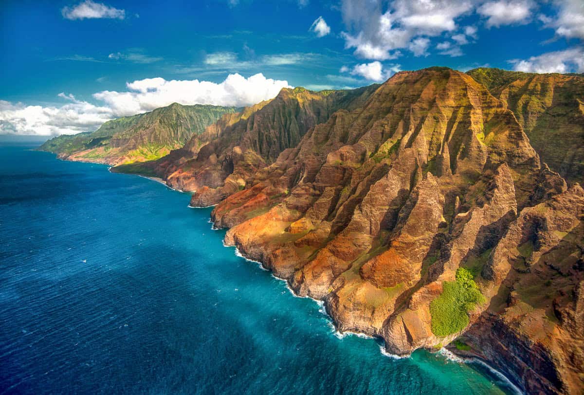 Na Pali Coast Cliffs