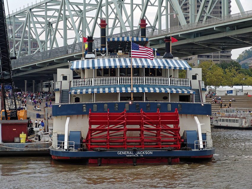 Stern Paddlewheel View
