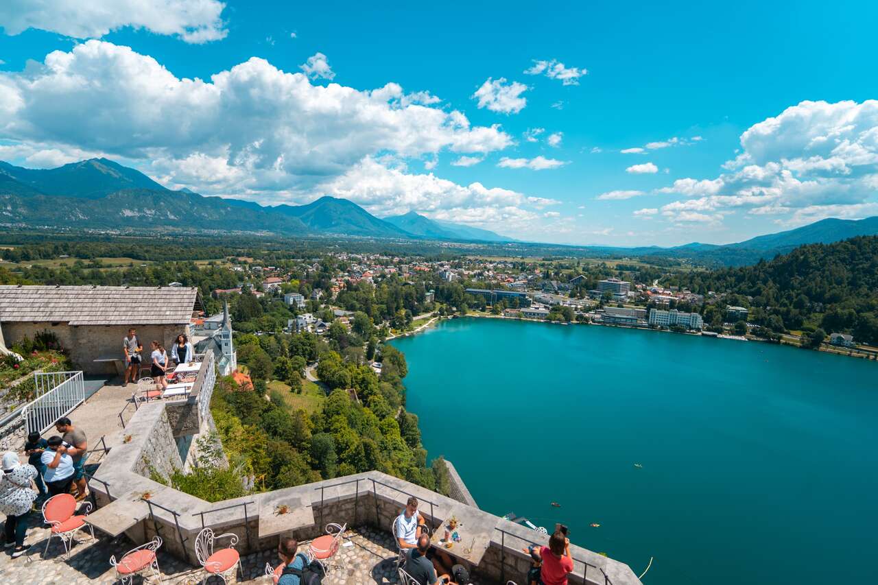 Bled Castle Upper Terrace