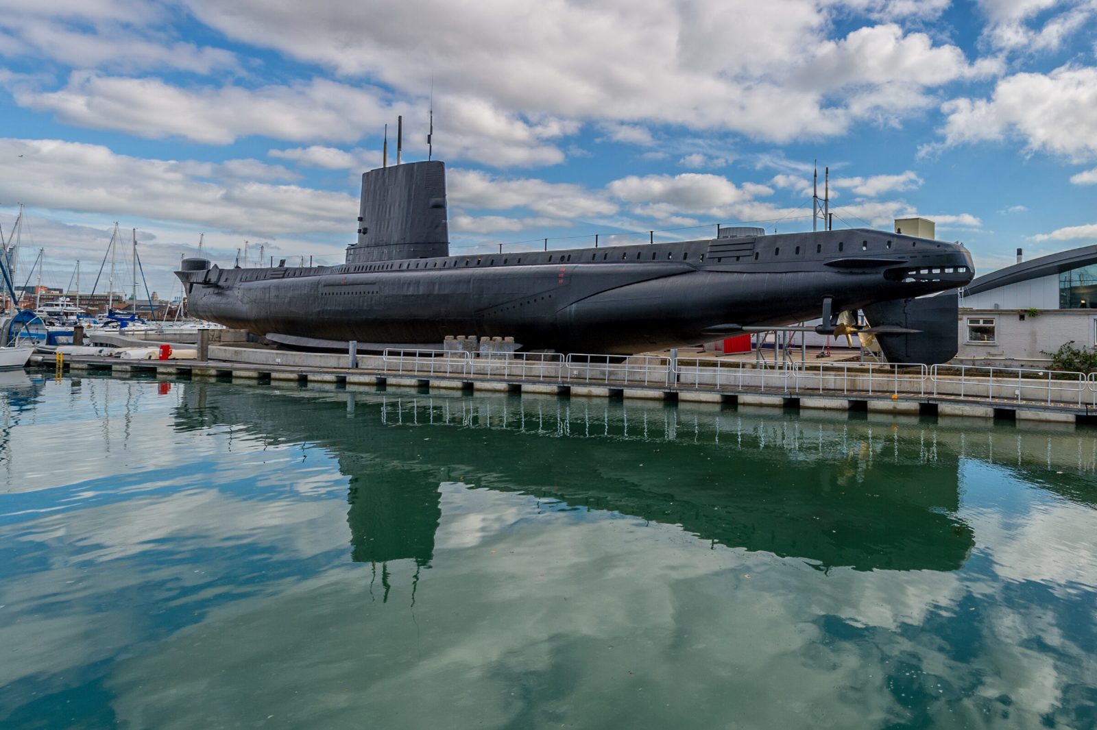 Royal Navy Submarine Museum View