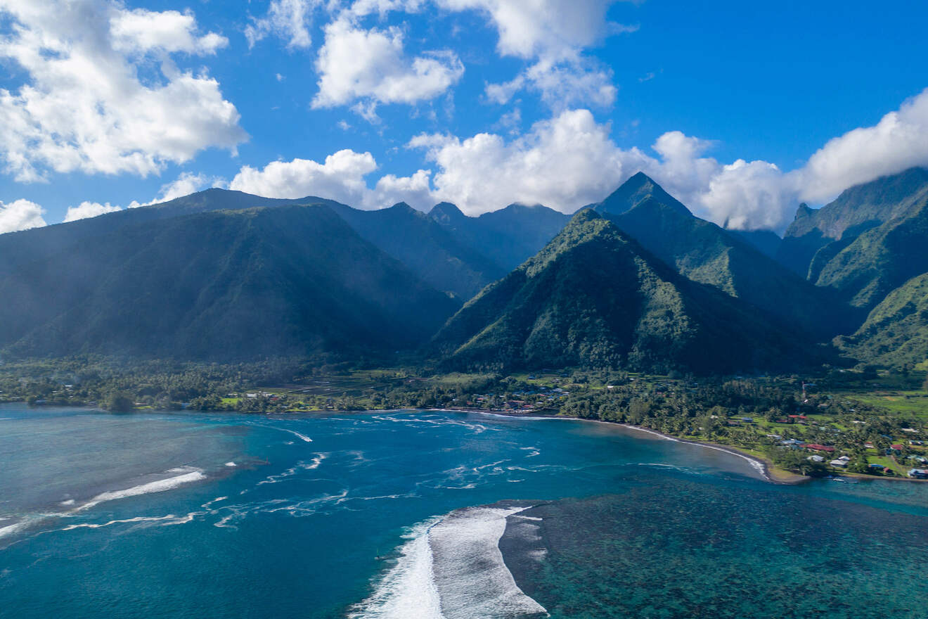 Tahiti Iti Coastal Cliffs