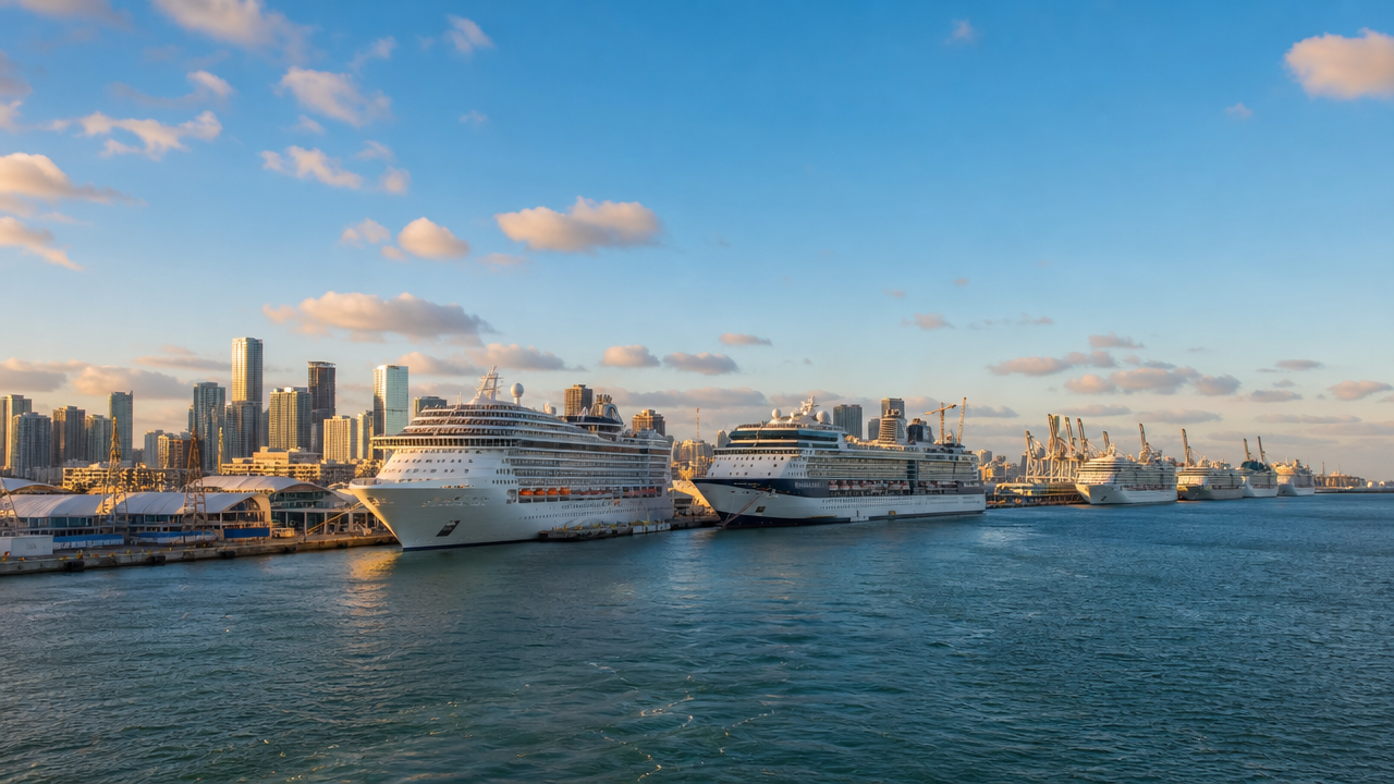 Port of Miami Skyline