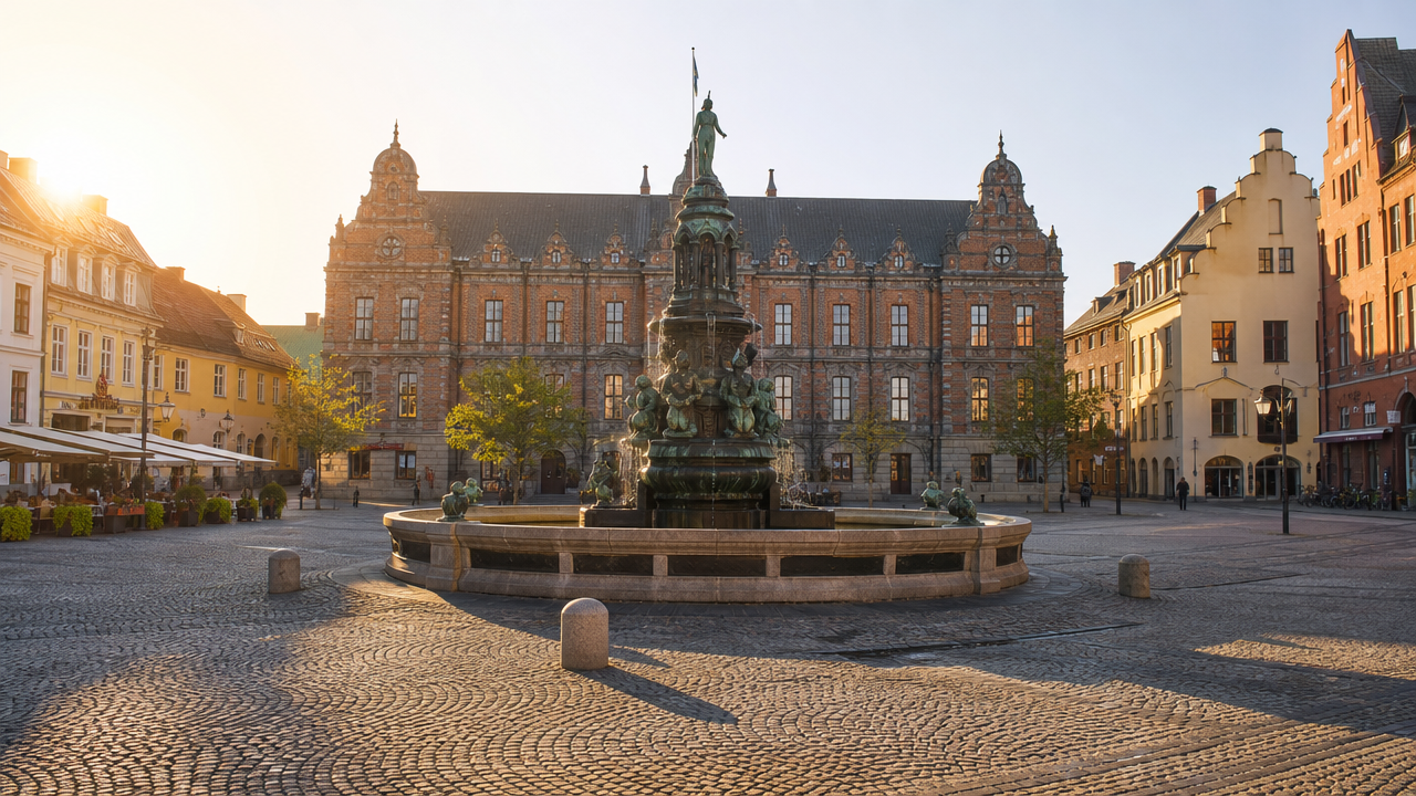 Stortorget Square Fountain