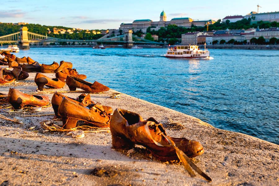 Shoes on the Danube Bank