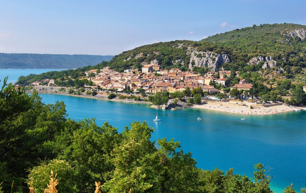 Plage de Bauduen