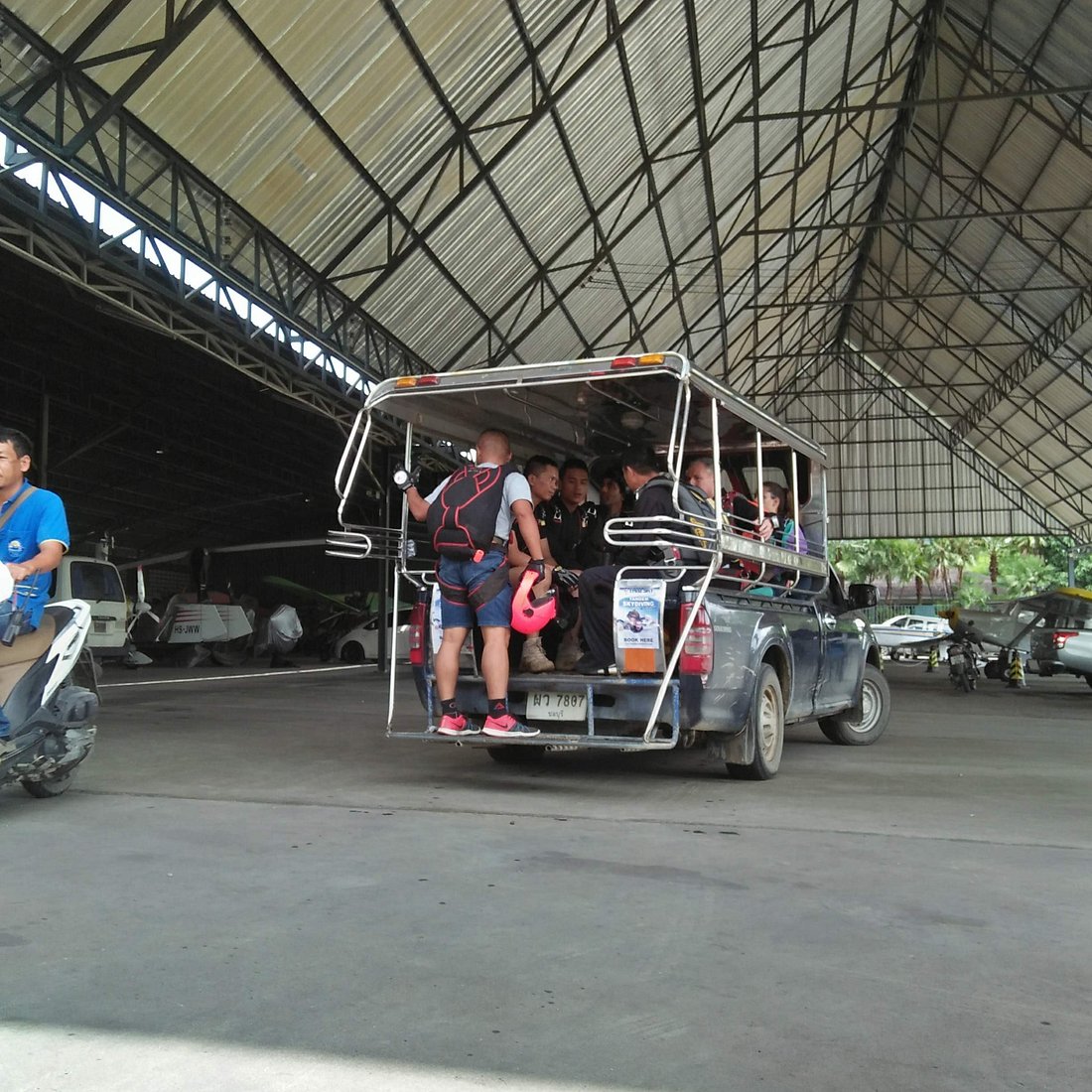 The Hangar Gear-Up Area