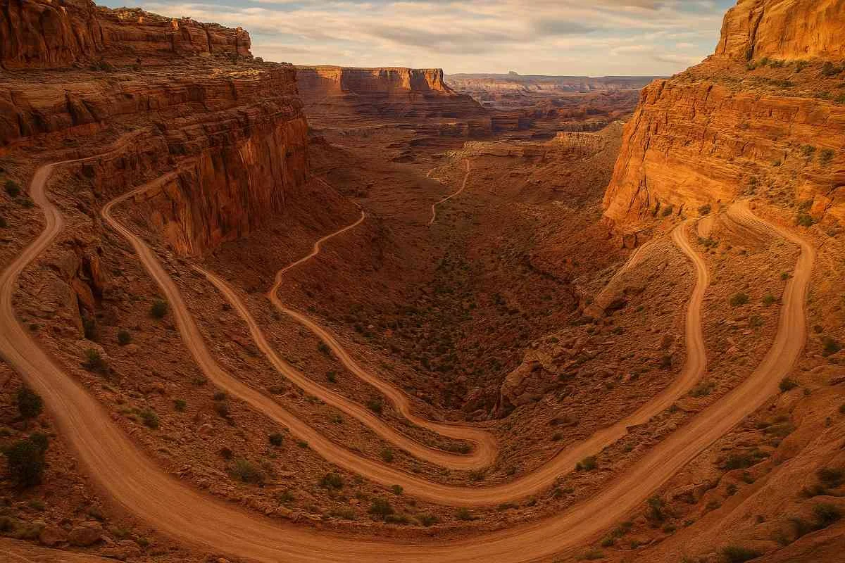 Shafer Trail Switchbacks