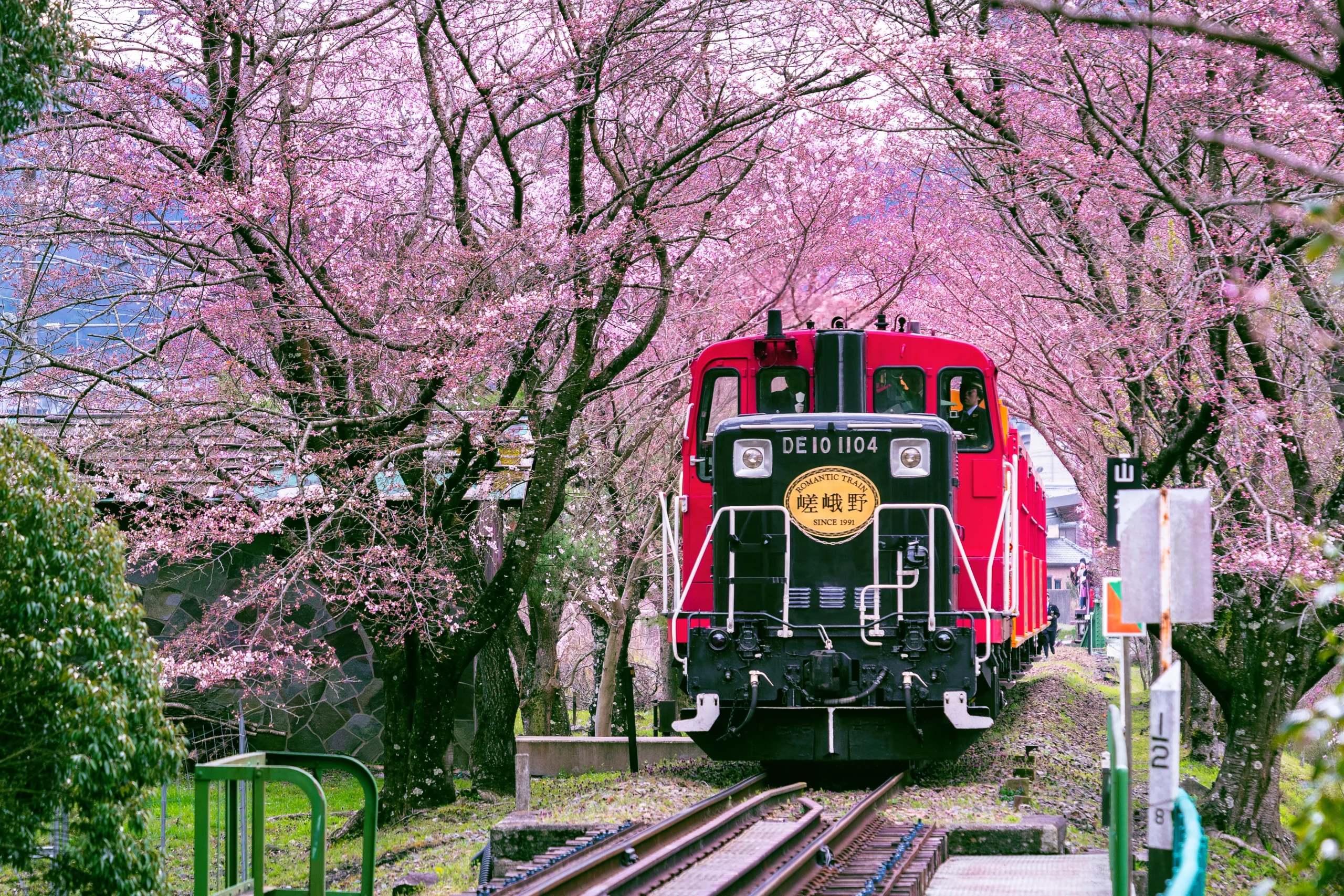 Sagano Romantic Train Crossing