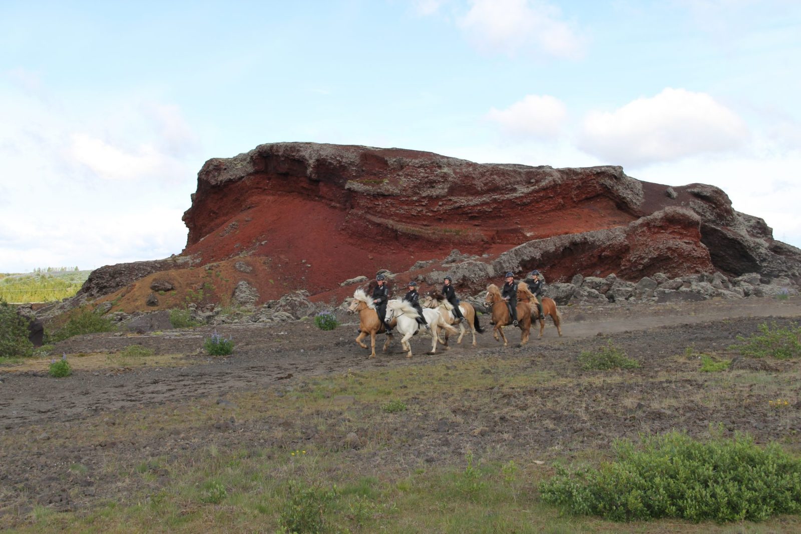 Basalt Rock Outcrop