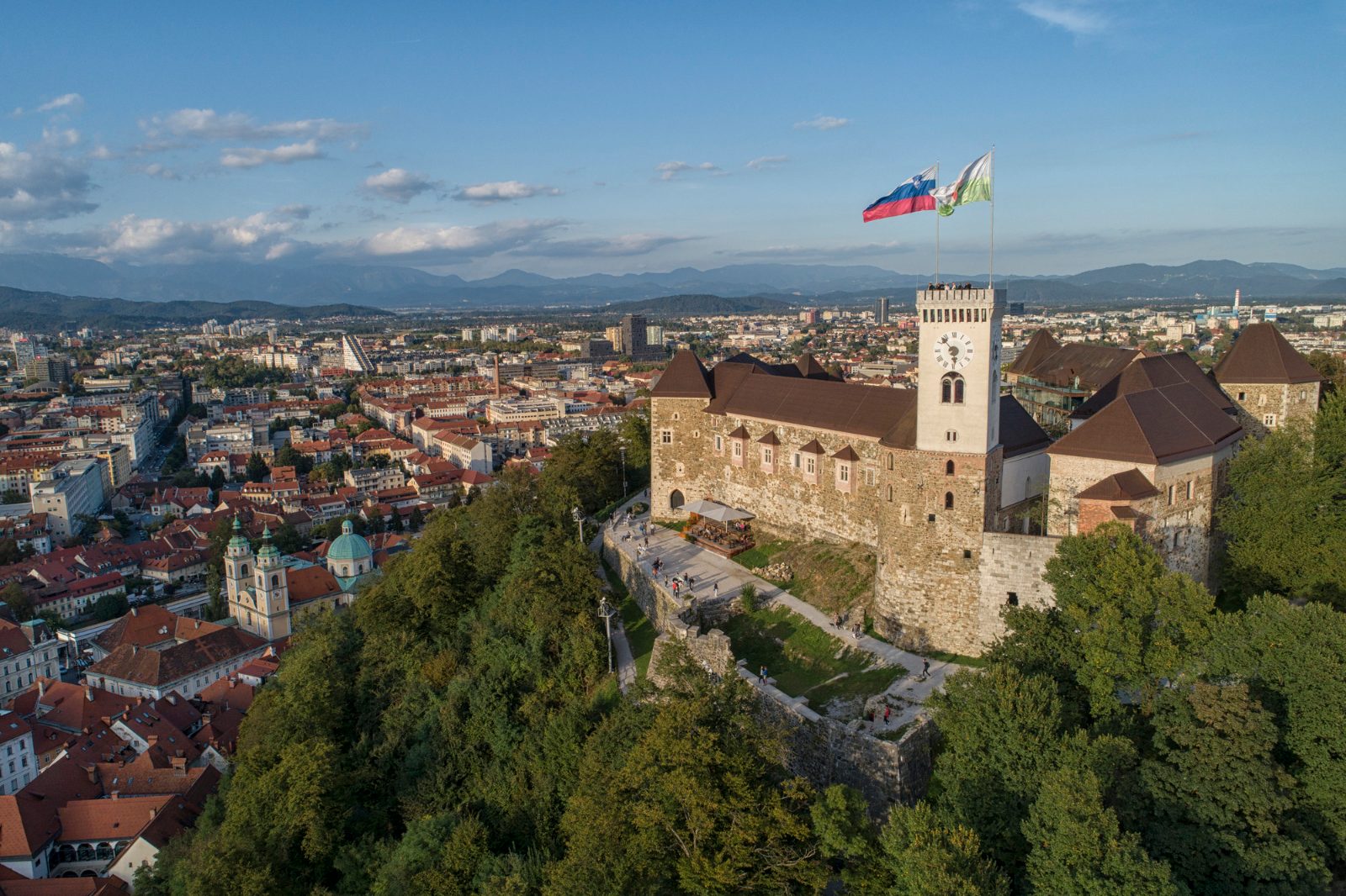 Ljubljana Castle Courtyard