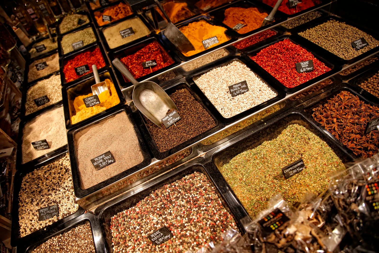 Spice and Nut Stalls