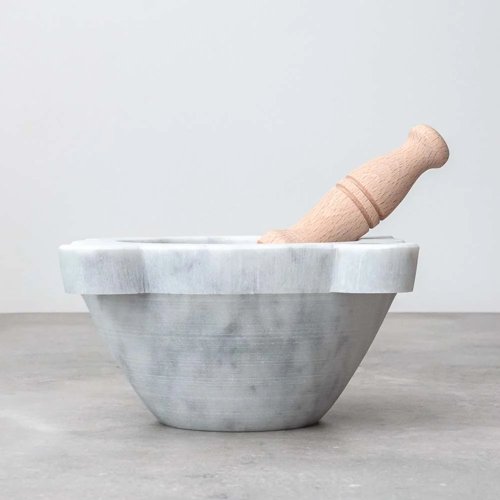 Pesto Mortar and Pestle