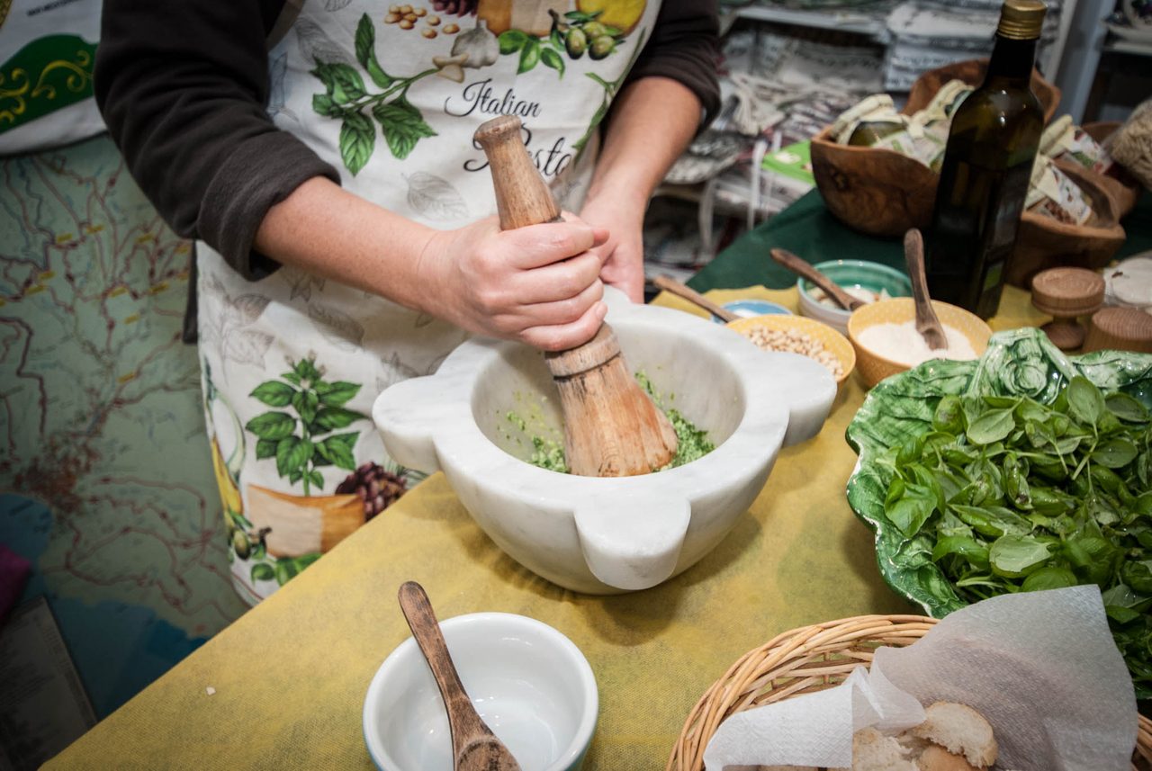Local Pesto Preparation