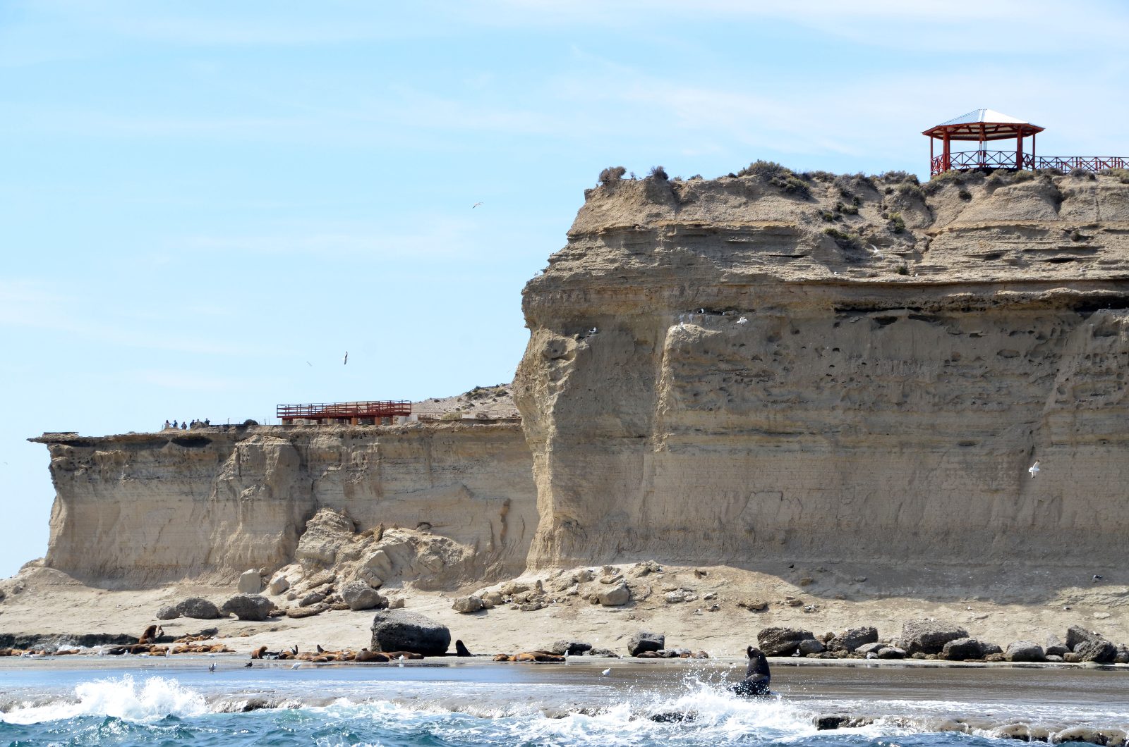 Punta Piramides Cliffs