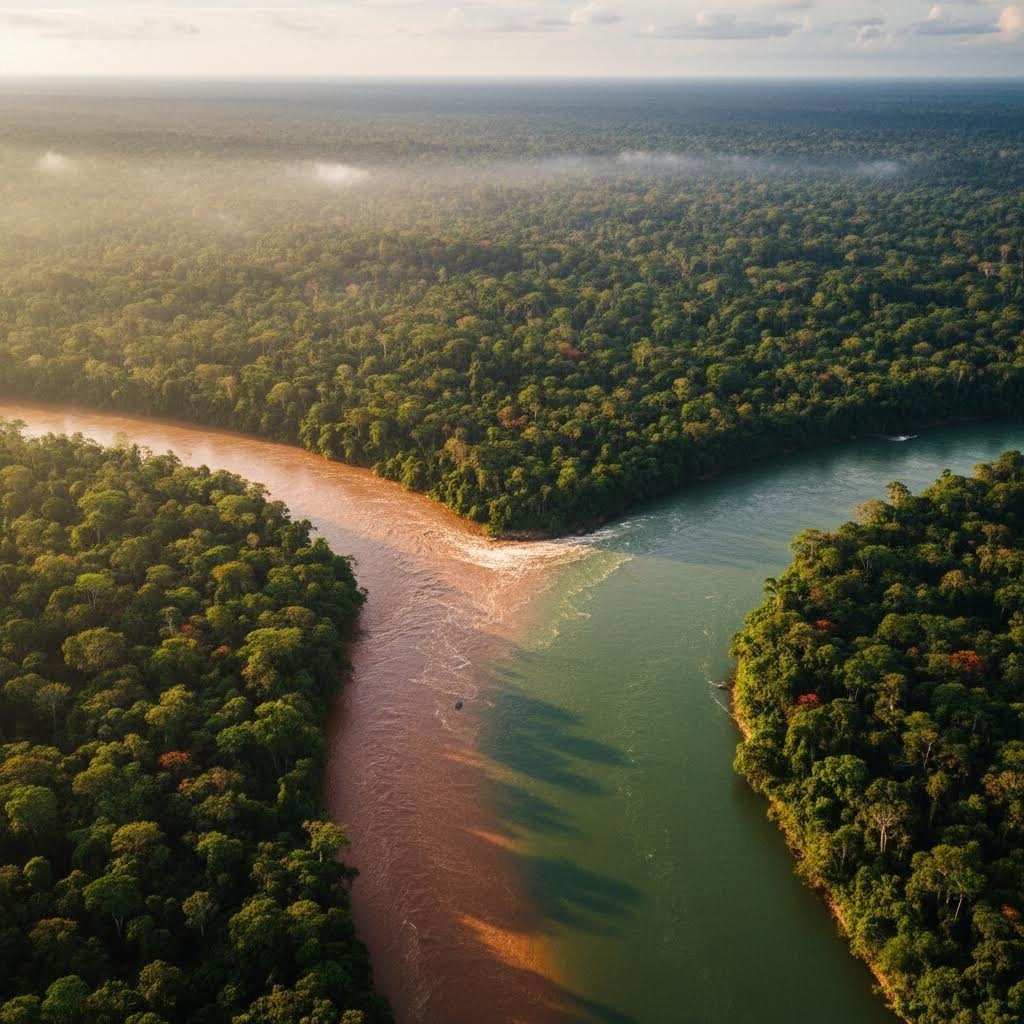 Amazon River Confluence