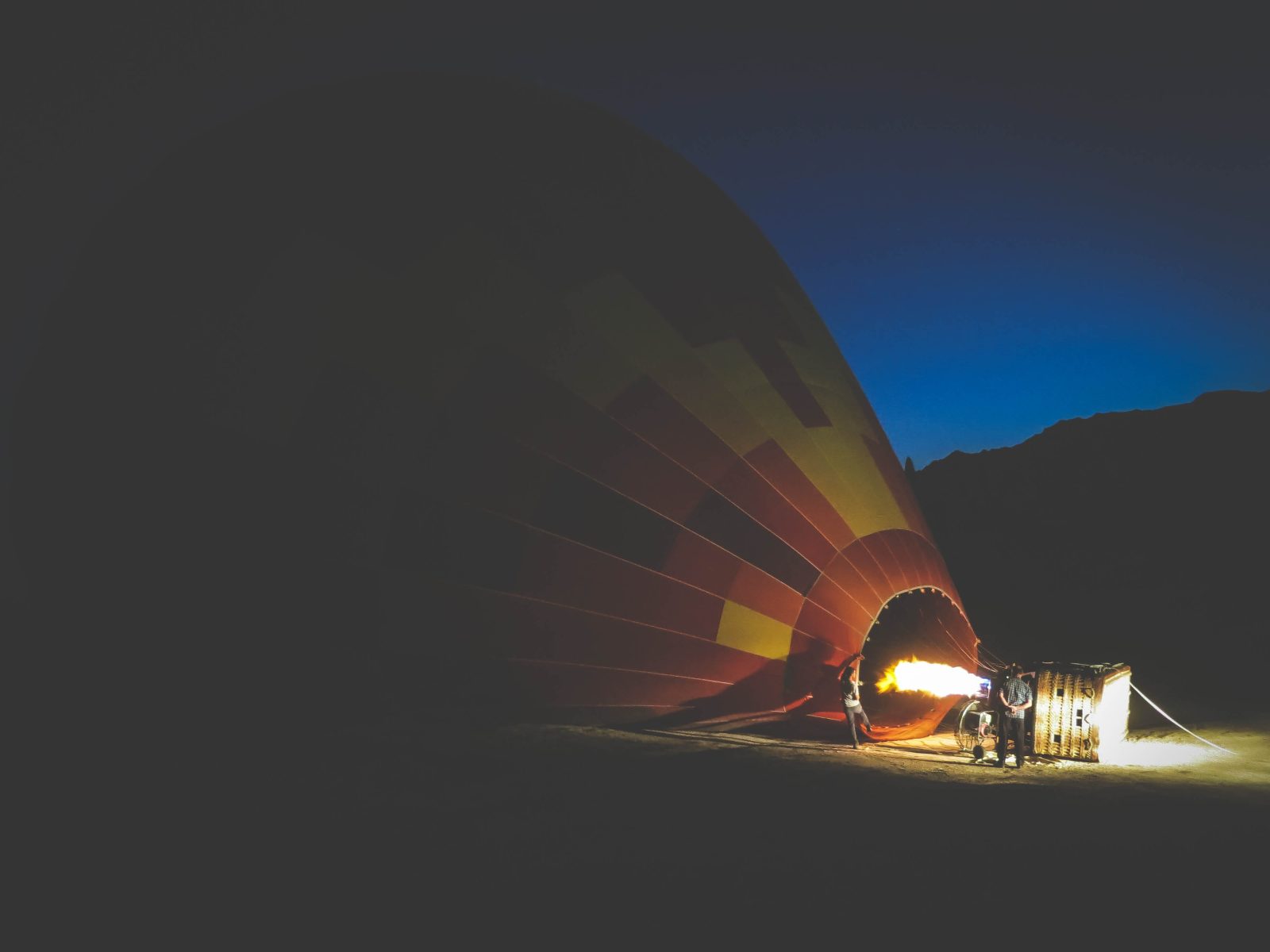 Post-Landing Inflation Zone