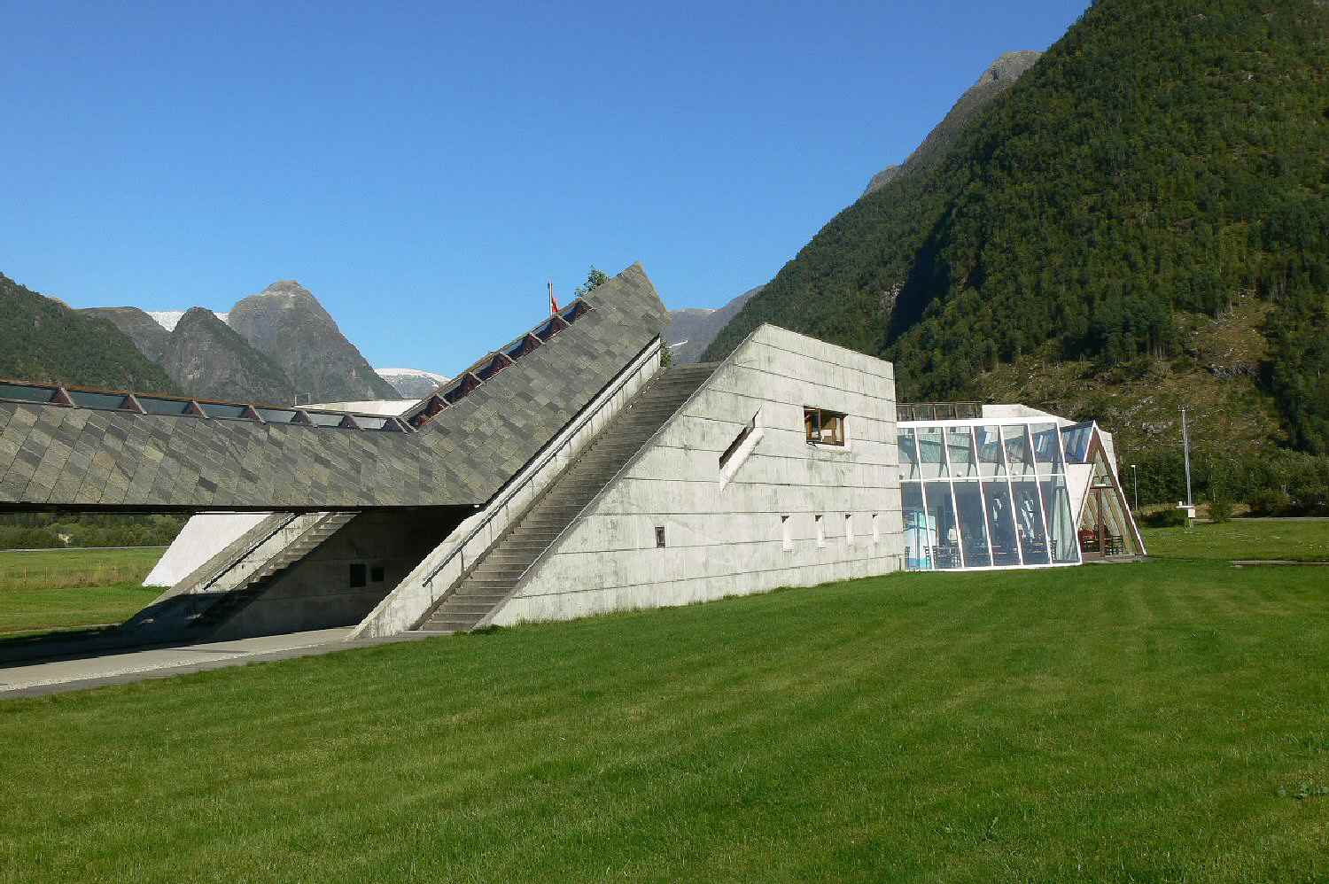 Norwegian Glacier Museum Exterior