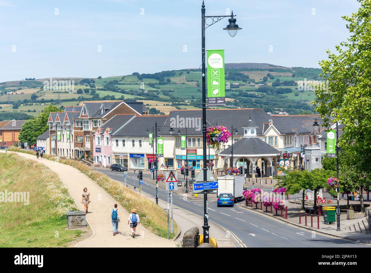Caerphilly town centre
