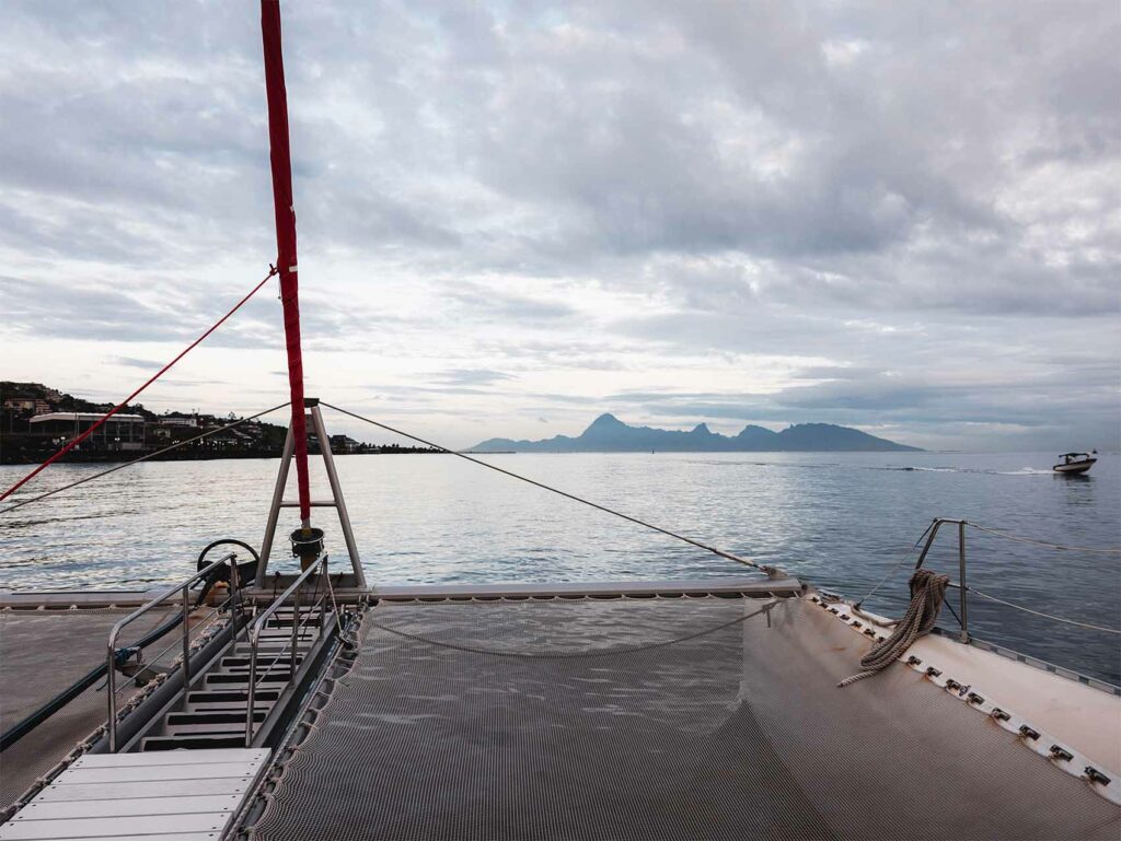 Catamaran Bow Deck
