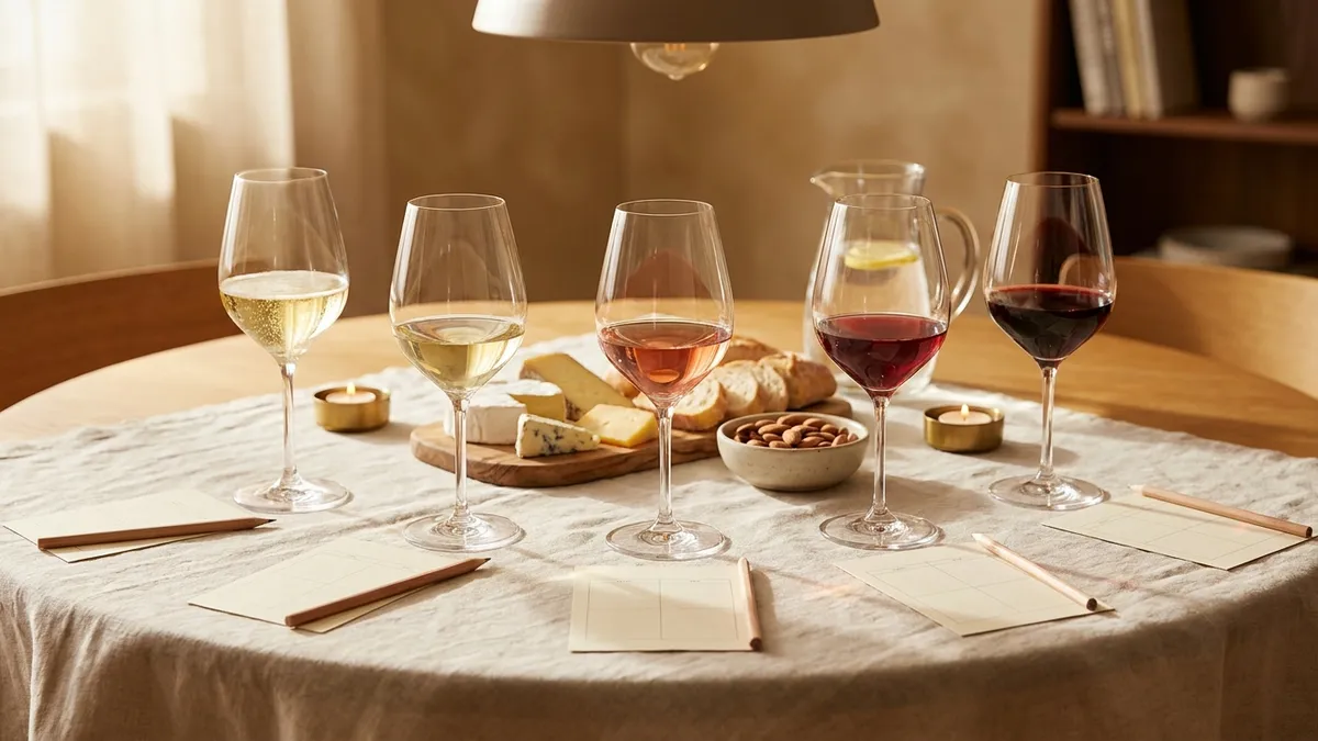 Tasting Table Setup