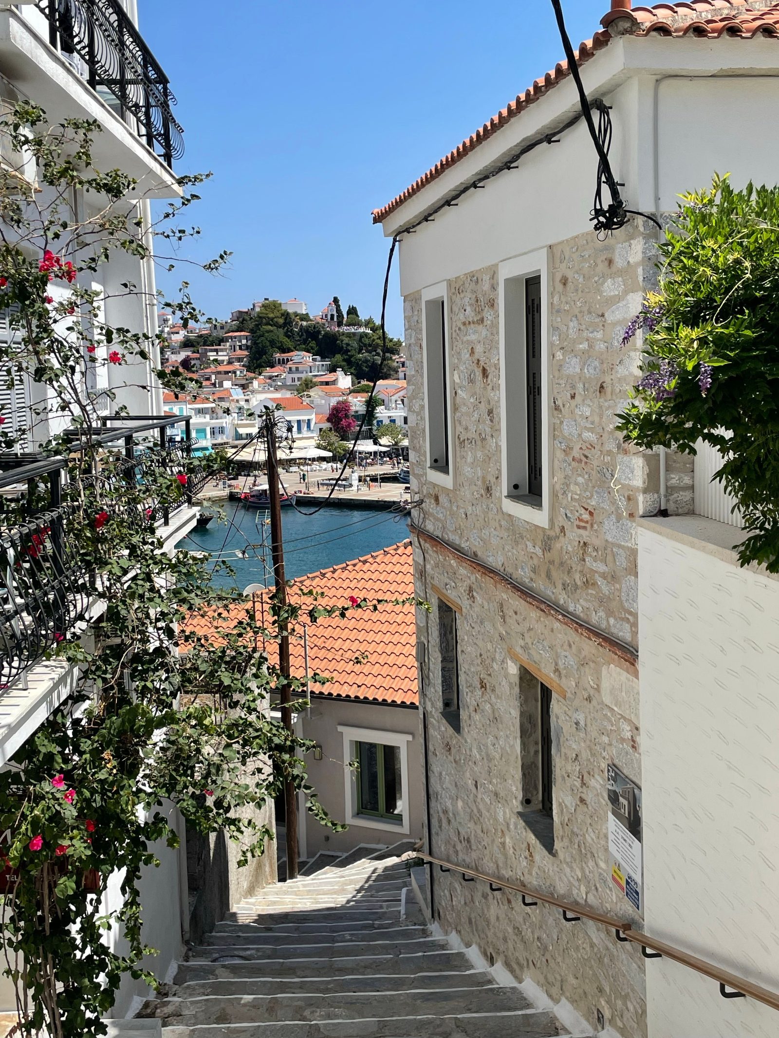 Hydra Harbor Entrance