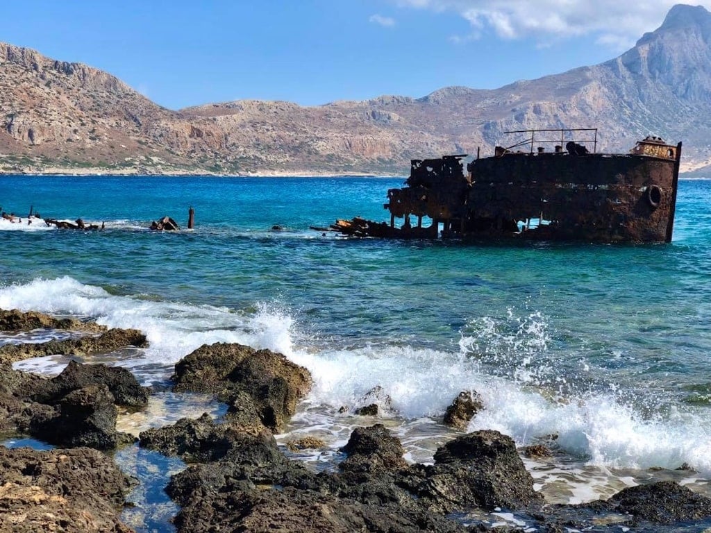 Gramvousa Beach Shoreline
