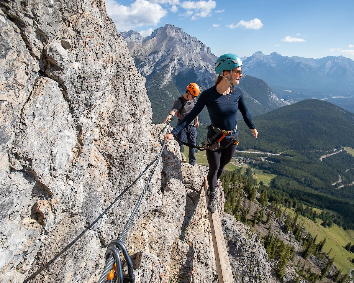 Banff Via Ferrata on Mount Norquay
