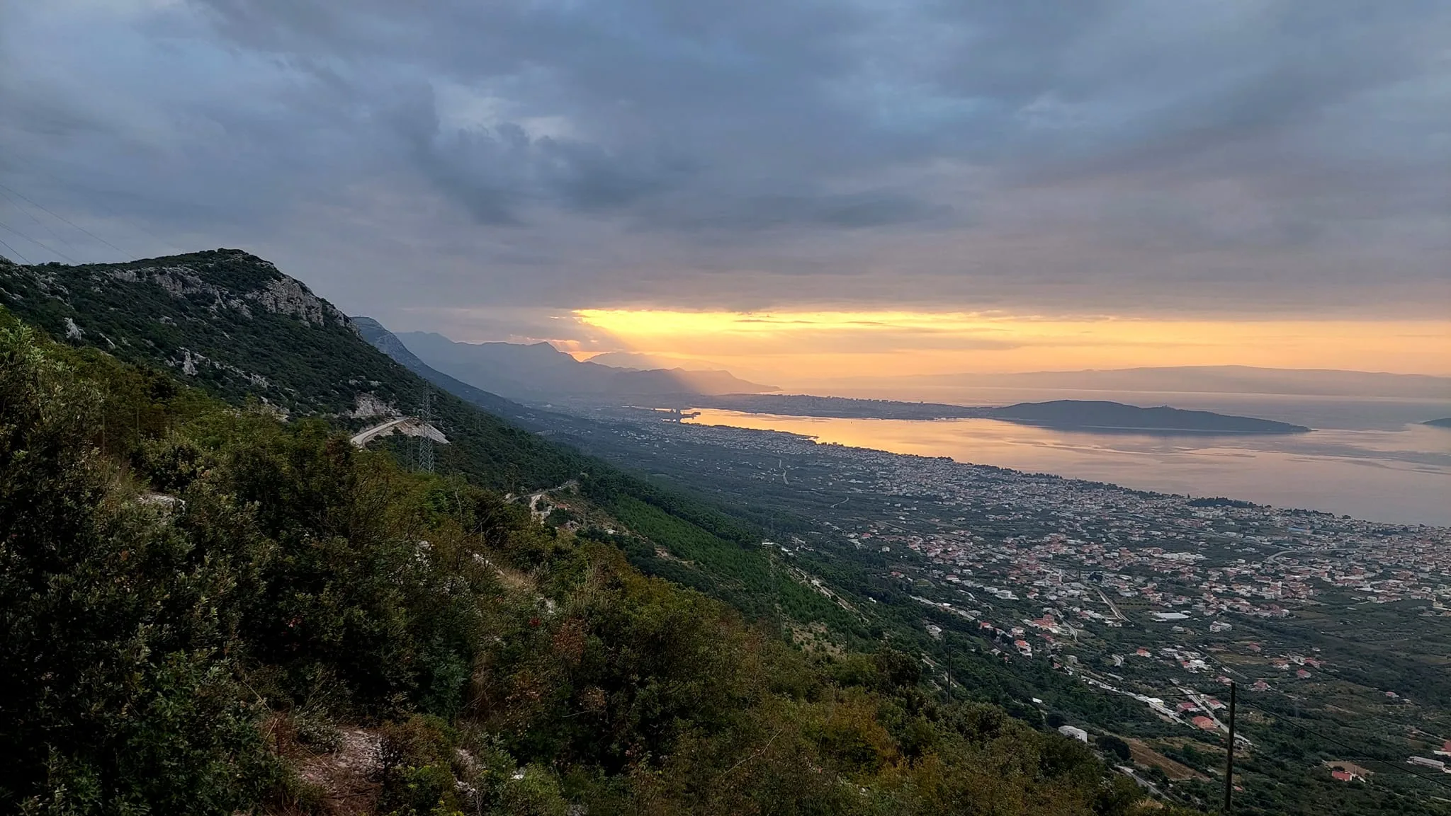 Split Zipline Over the Cetina Canyon