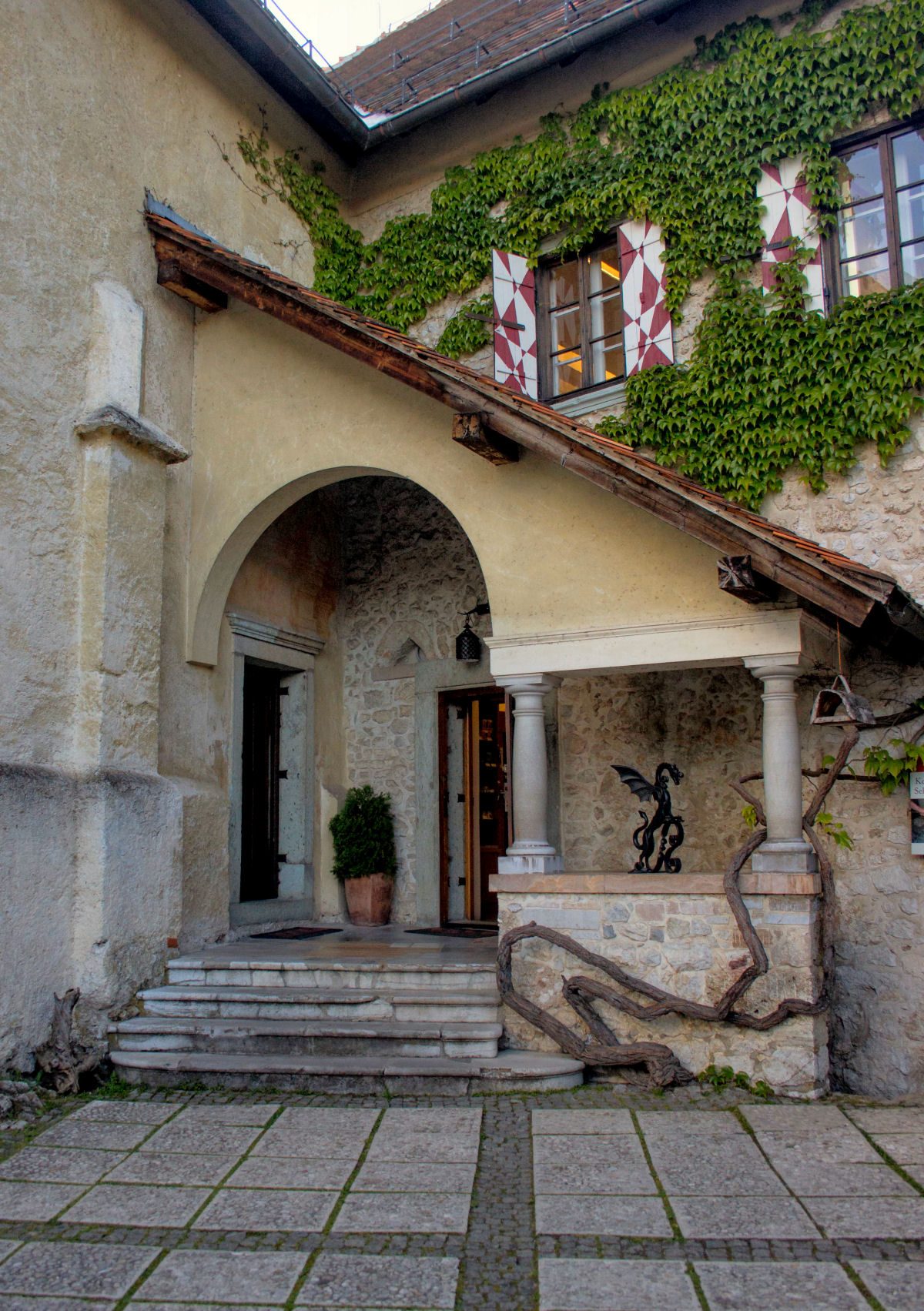 Bled Castle Gate