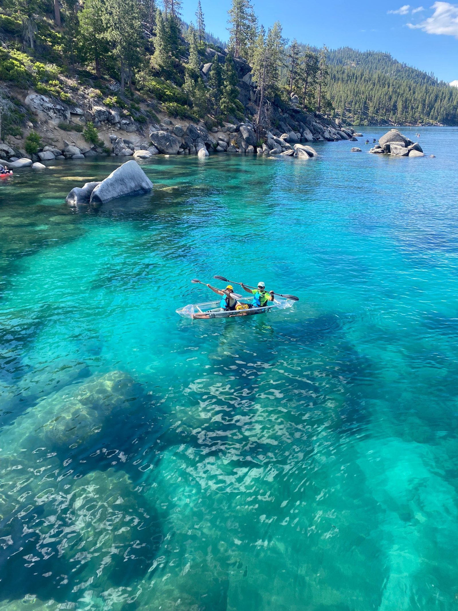 Sand Harbor Clear Kayak Tour